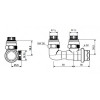 H ventilis radiatoriams kampinis, dvivamzdei sistemai, Vecolux 0531-50.000