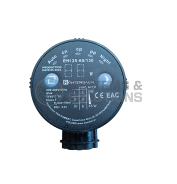 Siurblys cirkuliacinis (elektroninis) 25-60/130 ROHTENBACH